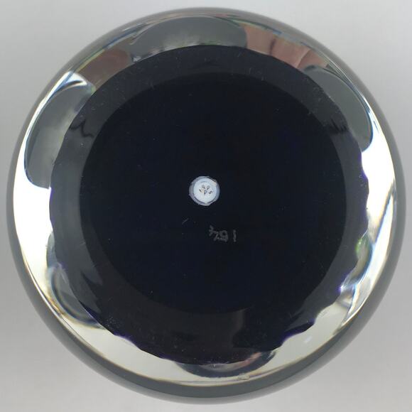 Perthshire 1995D Daisies Lampwork Flower Millefiori Garland Faceted Paperweight - Picture 3 of 16